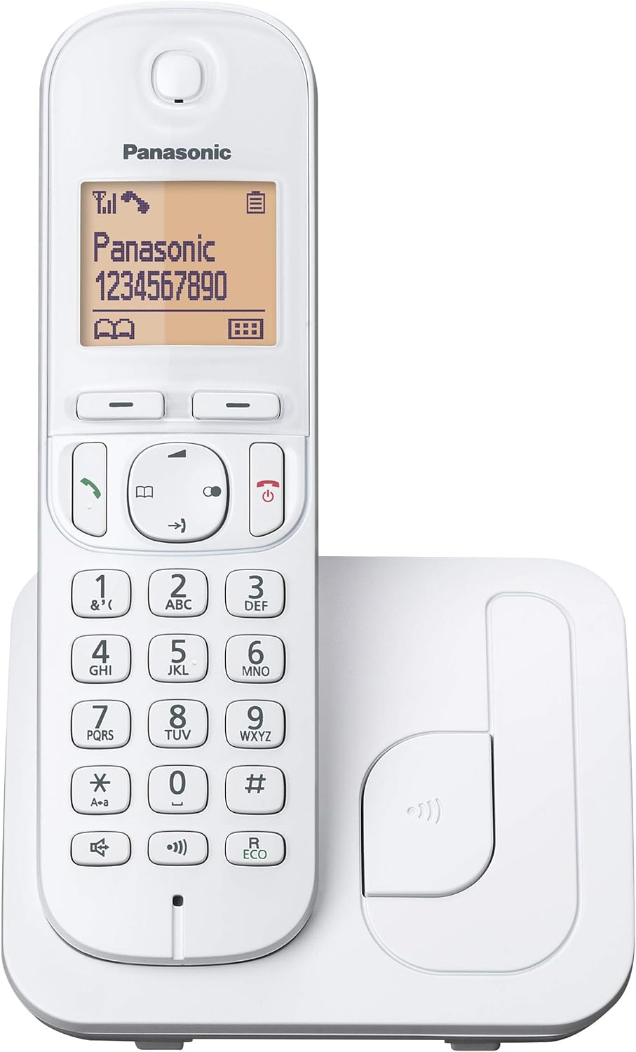 Teléfono inalámbrico Dect Panasonic KX-TGC210SPW, blanco